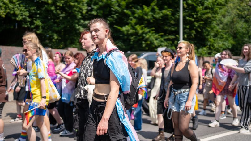 Eindrücke vom Christopher Street Day (CSD) beim Demo-Zug durch die Stadt am Samstag (14.6.2025).