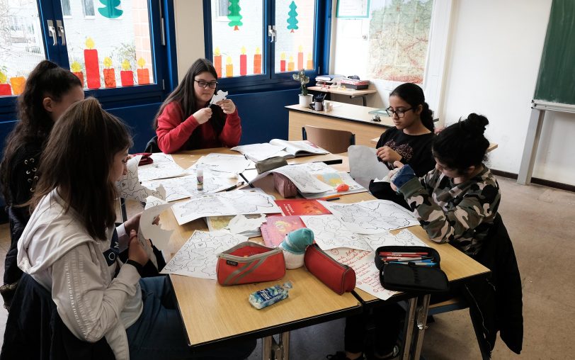 Beim Tag der offenen Tür 2018 in der Gesamtschule Wanne.