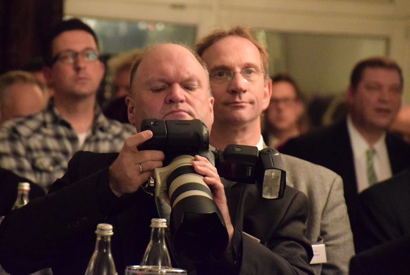 SPD-Fotograf Christian Ribbe beim SPD-Neujahrsempfang am 14.1.2015 im Parkhaus.
