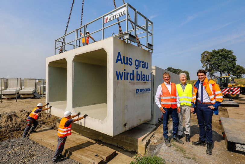 v.l. Dr. Emanuel Grün, Raimund Echterhoff und Prof. Dr. Uli Paetzel.