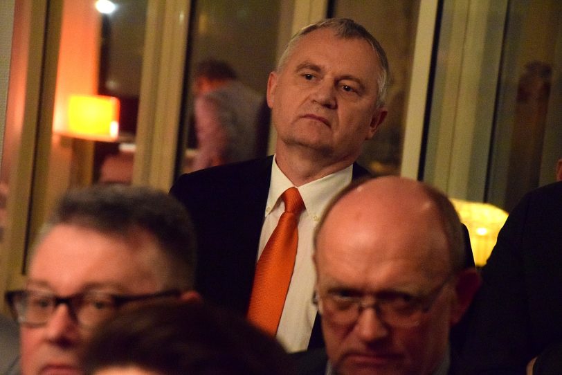 HTC-Trainer Marek Piotrowski beim SPD-Neujahrsempfang am 14.1.2015 im Parkhaus.