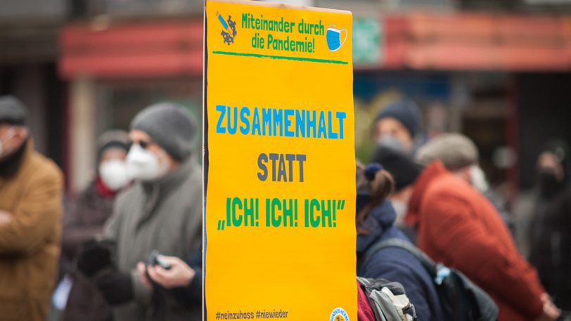 Kundgebungen des Bündnis Herne und weiterer Organisationen in der Herner City laufen unter dem Motto 