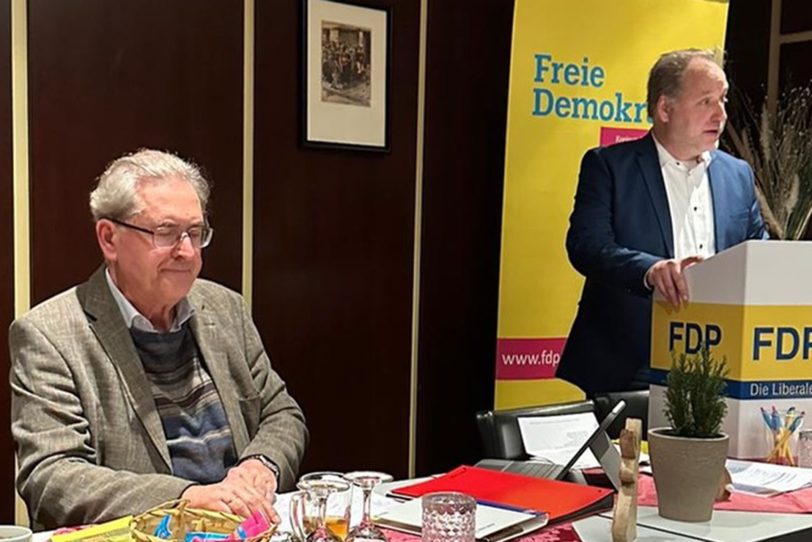 Thomas Bloch wurde auf dem Kreisparteitag im April 2024 zum Vorsitzenden gewählt.