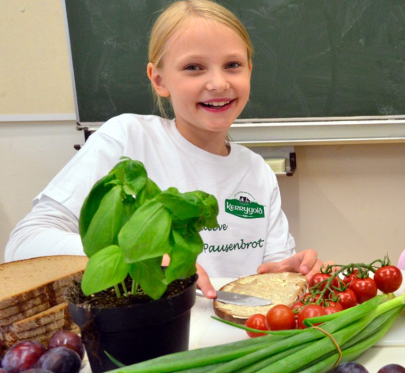 Aktion Gesundes Pausenbrot an der Realschule Sodingen.