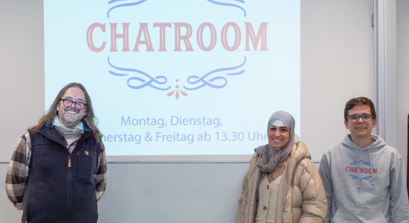 v.l. Thorsten Nagel (Sozialarbeiter Jugendförderung Stadt Herne), Hanan Benzerga (Schulsozialarbeiterin EBK) und Matthias Zeeb (Gemeindepädagoge Ev. Jugend Herne)