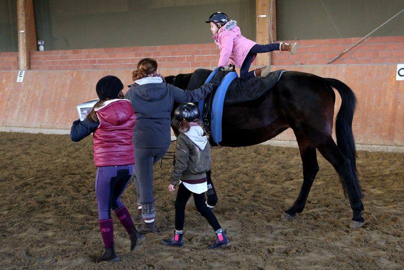 Bei der Reittherapie