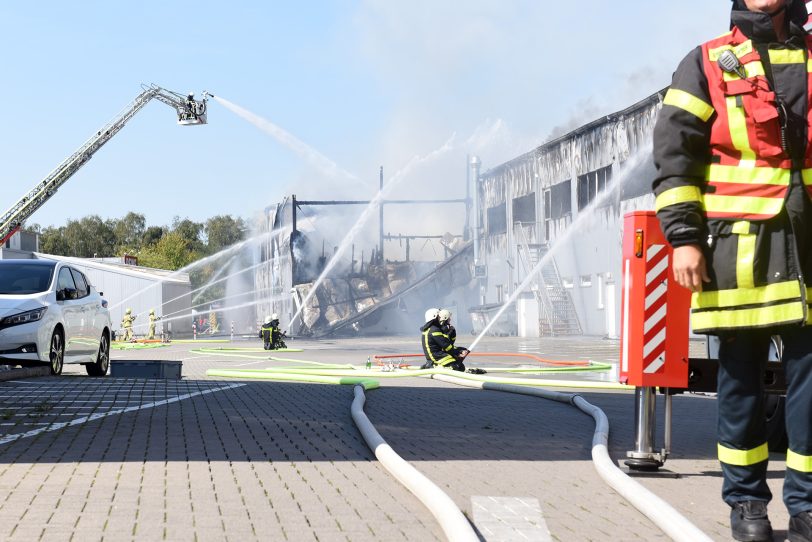 Einsatz der Feuerwehr an der Kinderwelt