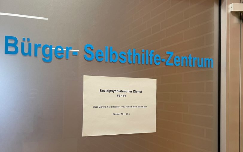 Das Bürger-Selbsthilfe-Zentrum im Rathaus Wanne. Hier ist auch der Sozialpsychiatrische Dienst der Stadt Herne beheimatet.