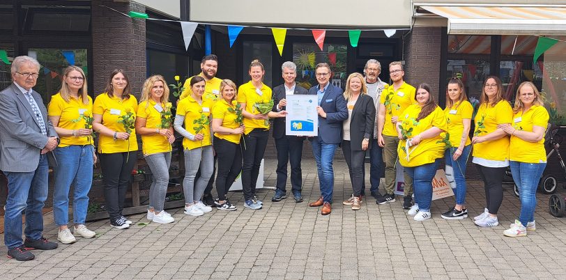 Die kath. Kita St. Laurentius zum Anerkannten Bewegungskindergarten des Landessportbundes LSB zertifiziert.