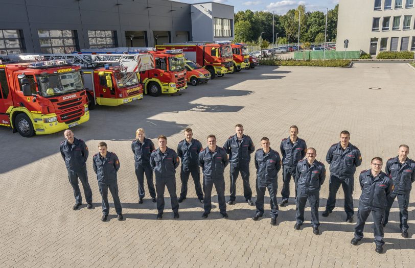 13 neue Brandmeister für die Herner Feuerwehr.