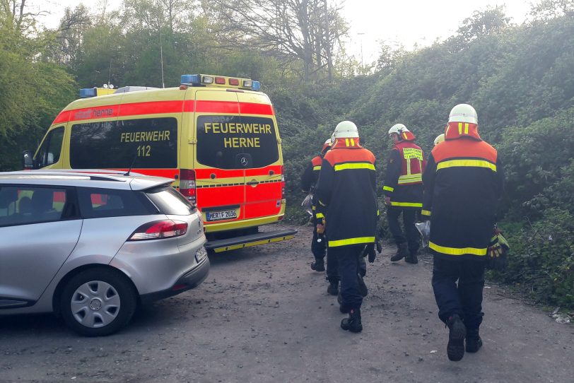 Der Einsatz an der Ackerstraße.