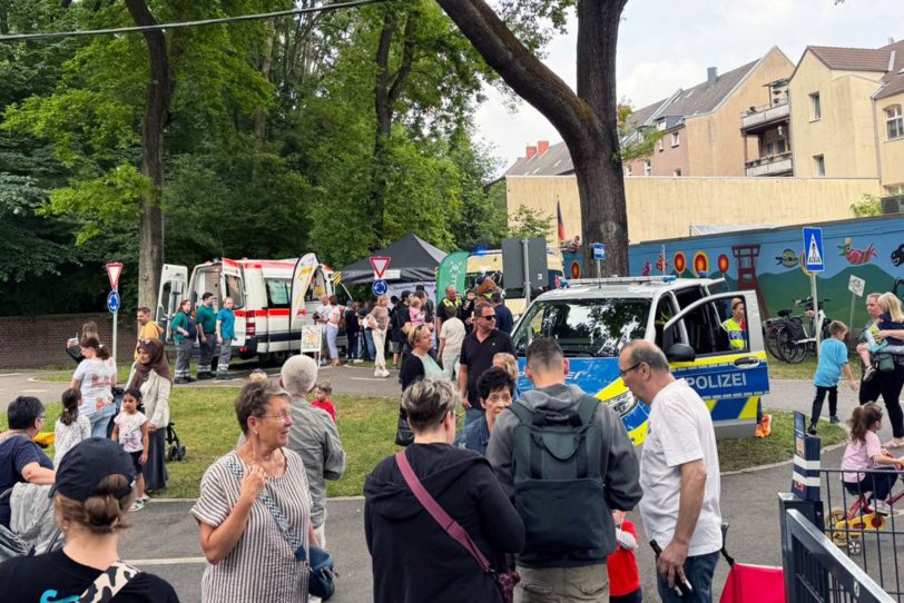 Volle Bude auf dem Gelände des Heimatmuseums beim Mondritterfest.