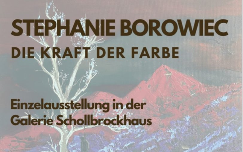 Künstlerin Stephanie Borowiec stellt im Schollbrockhaus Werke zu