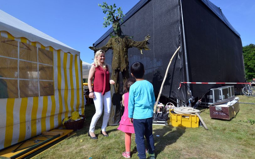 Kunstmarkt im Hertener Schlosspark.