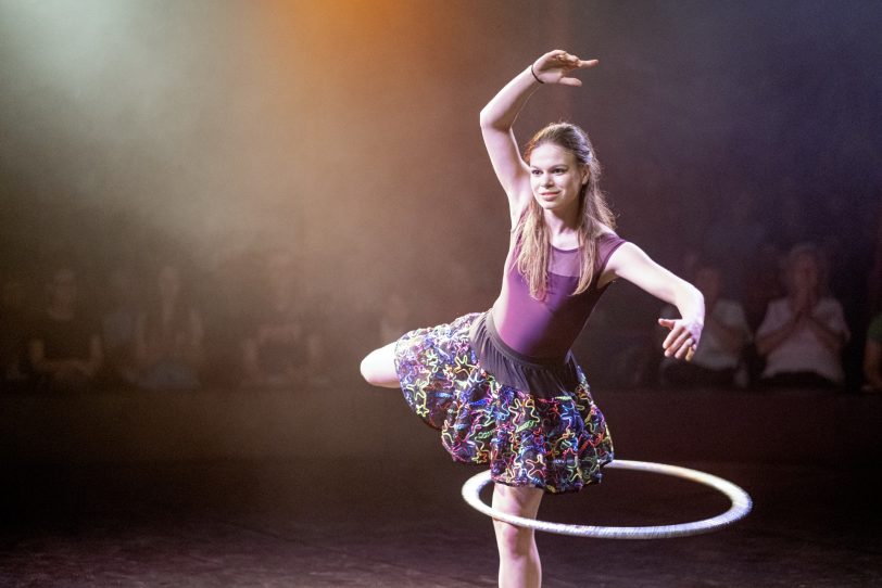 „Kuriosum“: Nachmittagsvorstellung beim Familiencircus Schnick-Schnack in Herne (NW), am Donnerstag (20.06.2019).