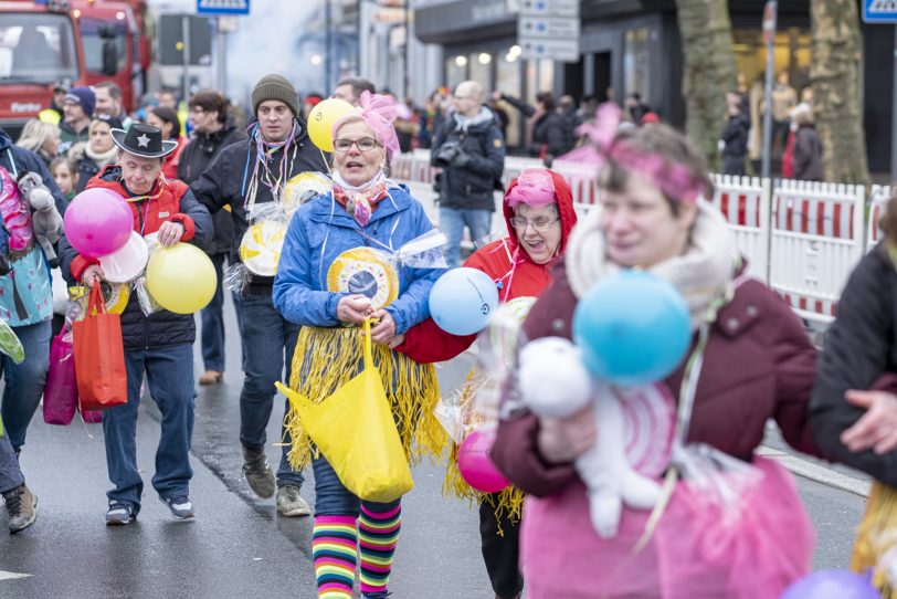 Rosenmontagsumzug der HeKaGe in Herne (NW), am Montag (24.02.2020).