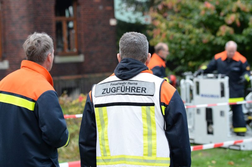 Die Feuerwehr hatte alles im Blick.