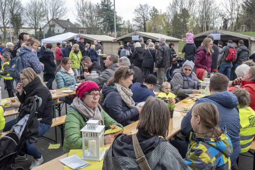 Erlebnistag auf dem Wertstoffhof von Entsorgung Herne an der Meesmannstraße.