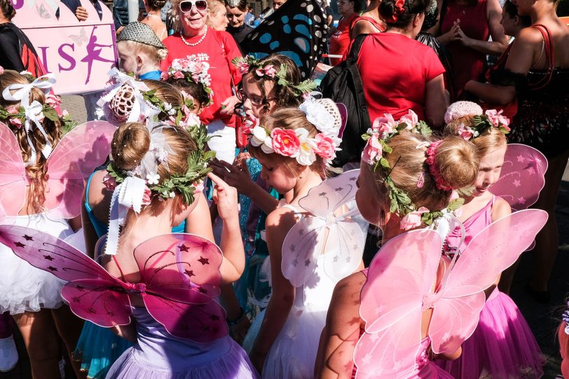 Rund 4.000 Aktive formierten sich am Eickeler St. Jörgens Platz zum Festumzug der Cranger Kirmes 2018.