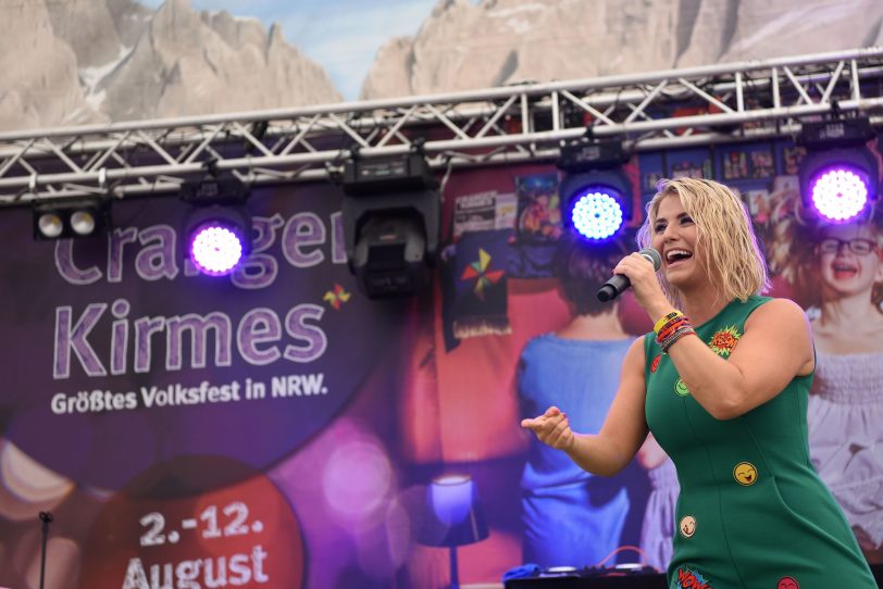 Beatrice Egli bei Eröffnungsfeier Kirmes 2018.