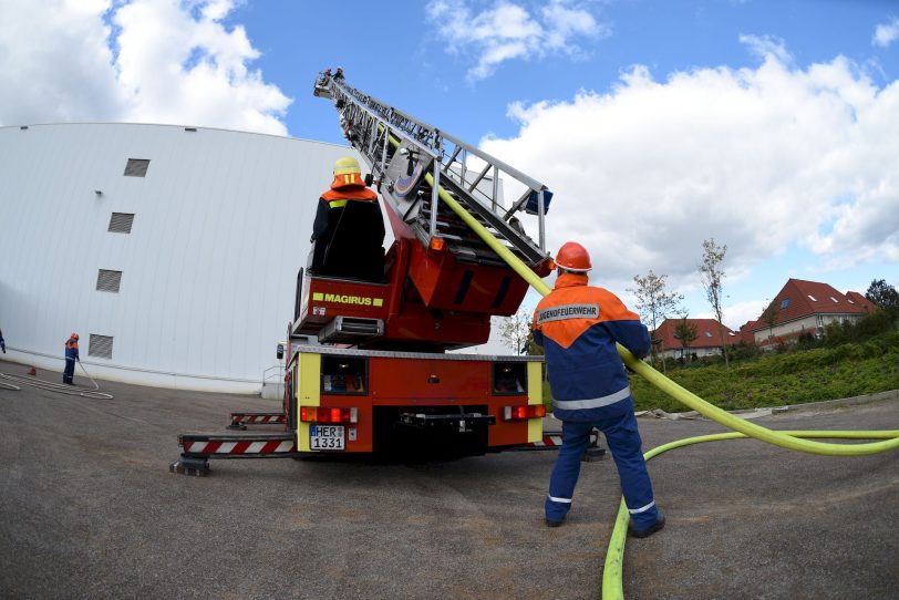 Jahresabschlussübung der Jugendfeuerwehr Herne