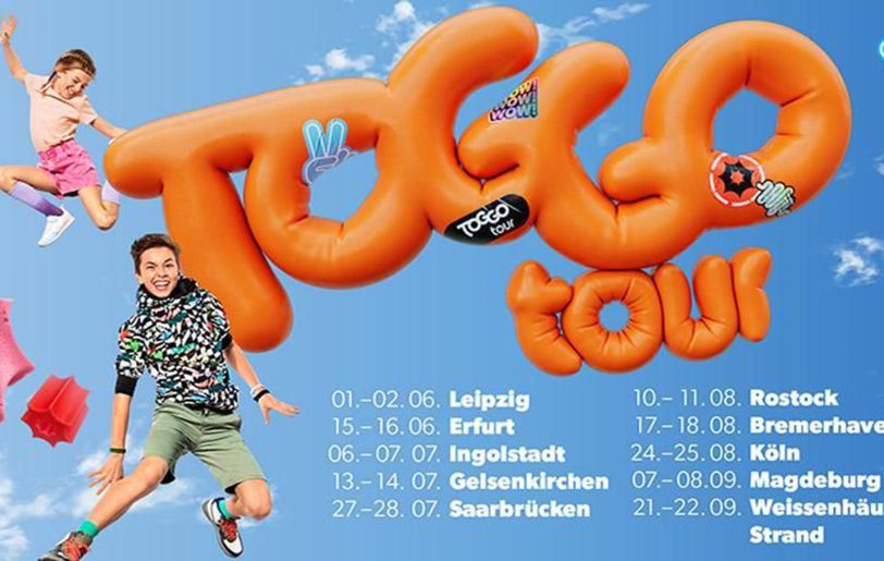 Die 25. Toggo-Jubiläumstour macht am 13. und 14. Juli 2024 am Berger See in Gelsenkirchen Station während des Sommerfestivals Schloss Berge. Der Eintritt ist frei.