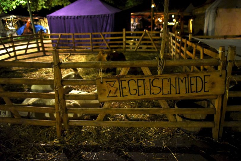Der 10. Mittelaltermarkt am Abend