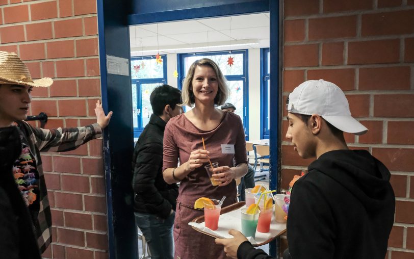 Beim Tag der offenen Tür 2018 in der Gesamtschule Wanne.