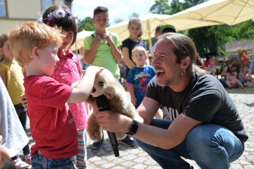 Die Musiker von 3Berlin zu Gast beim Stünkeder Sommer im Schlosshof.