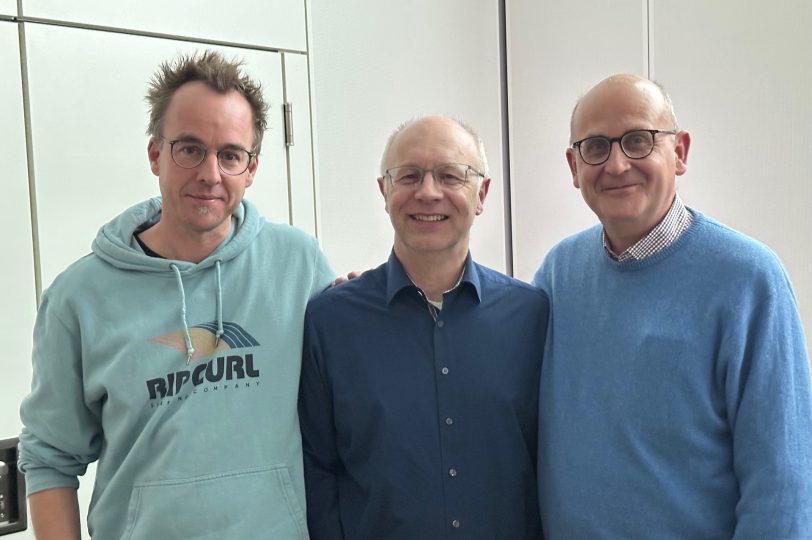 Beim Gastroenterologischen Qualitätszirkel im November 2025: Dr. Marcel Sandmann, Dr. Jörn Scholle und PD. Dr. med. von der Ohe.