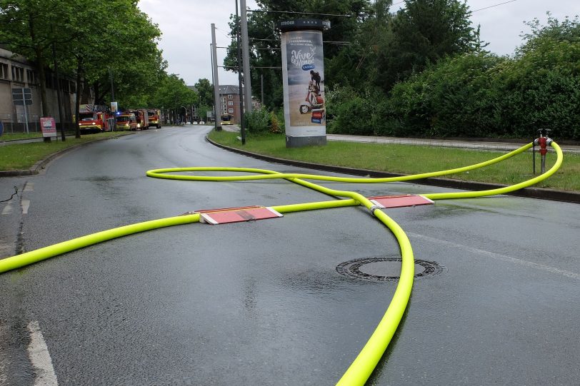 Der Brand im Hauptbahnhof Wanne-Eickel.