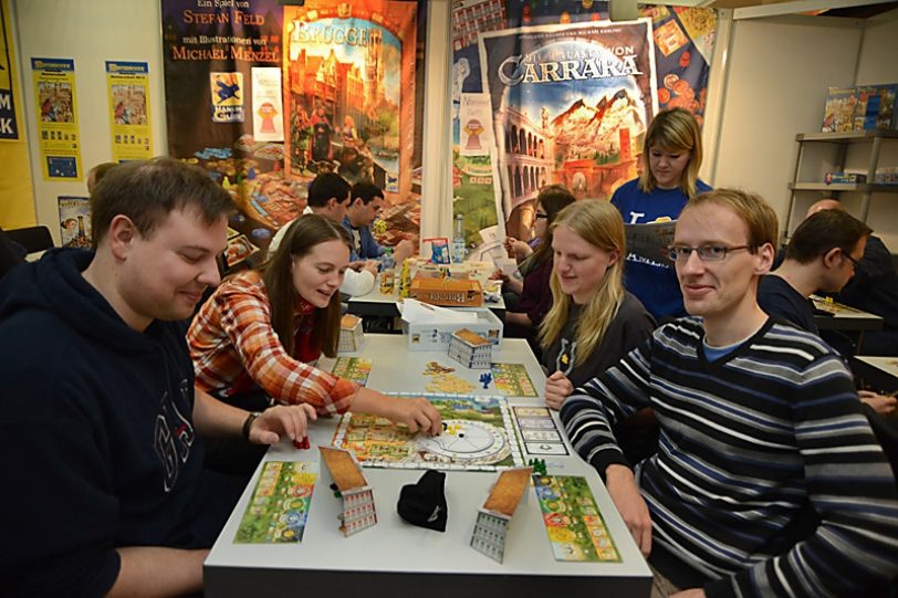 Besucher des 32. Spielewahnsinns im Kulturzentrum. (Archivfoto)