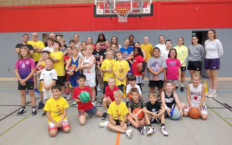 Das HTC-Basketballferiencamp 2025 hatte über 40 Teilnehmer.