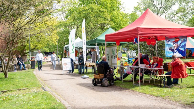 Das SPD-Familienfest am Sonntag (7.5.2023) im Schlosspark Strünkede.