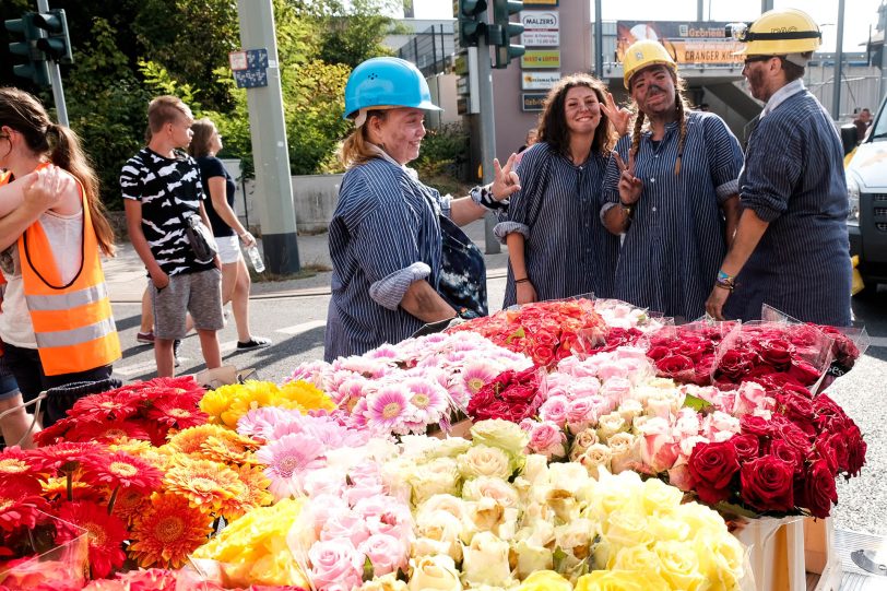 Rund 4.000 Aktive formierten sich am Eickeler St. Jörgens Platz zum Festumzug der Cranger Kirmes 2018.