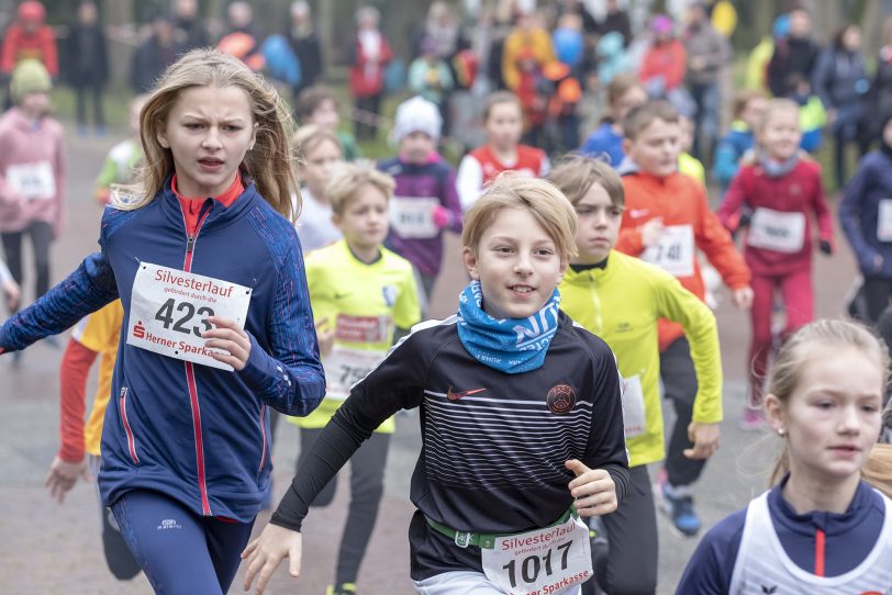 Der 41. Herner Silvesterlauf im Gysenberg.