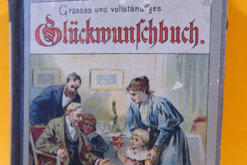 In solchen Briefstellern – hier ein 1900 erschienenes Exemplar – gab es eine Vielzahl von Texten für Neujahrsbriefe.