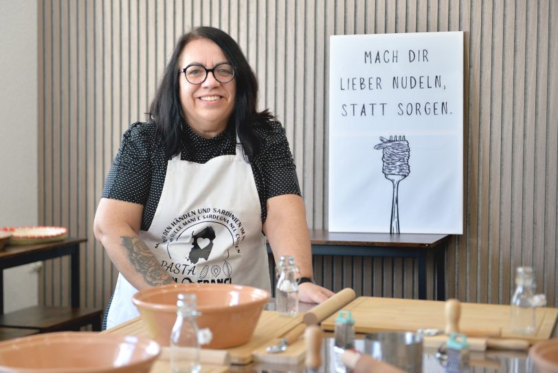 Francesca Eichler in ihrem Pasta-Reich.