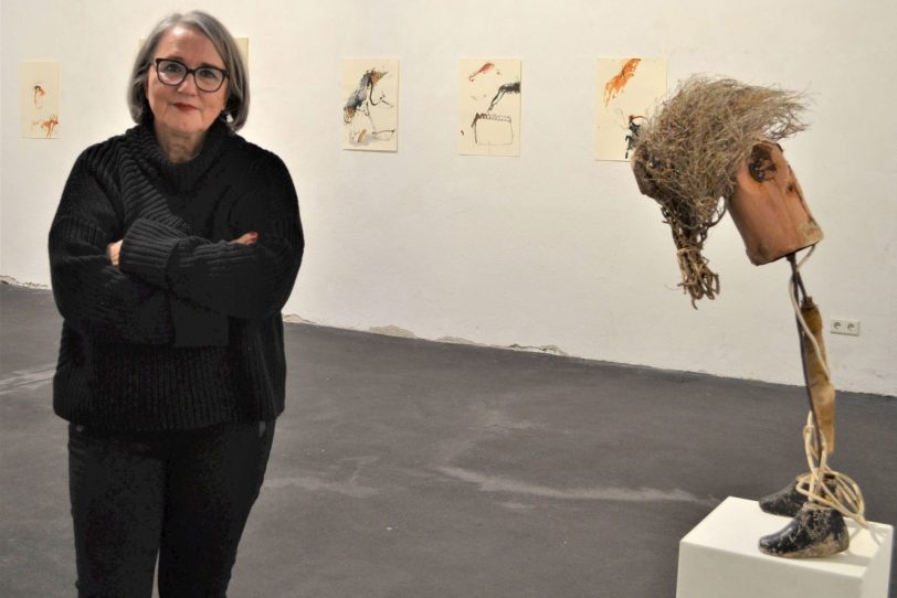 Doris Kirschner-Hamer in der Weißkaue.