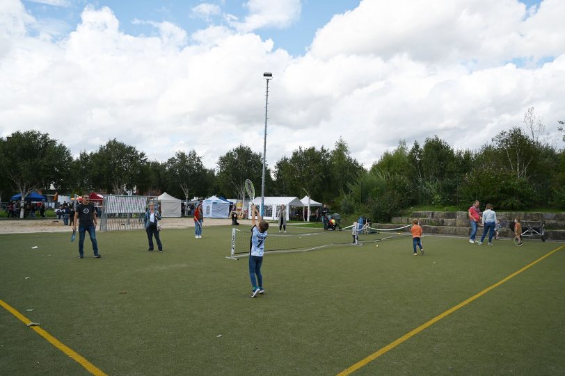Spiel und Spaß brachte der Stadtsportbund mit zum Kanlafest
