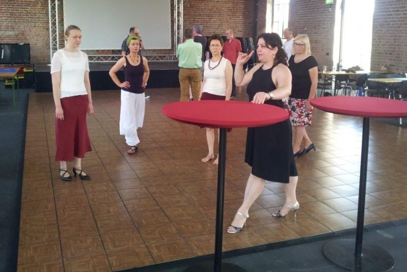 Tango in der Maschinenhalle der Künstlerzeche.