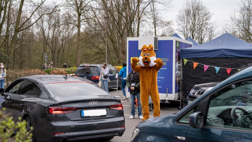 Die Ostershow vom Gospelprojekt Ruhr im Autokino