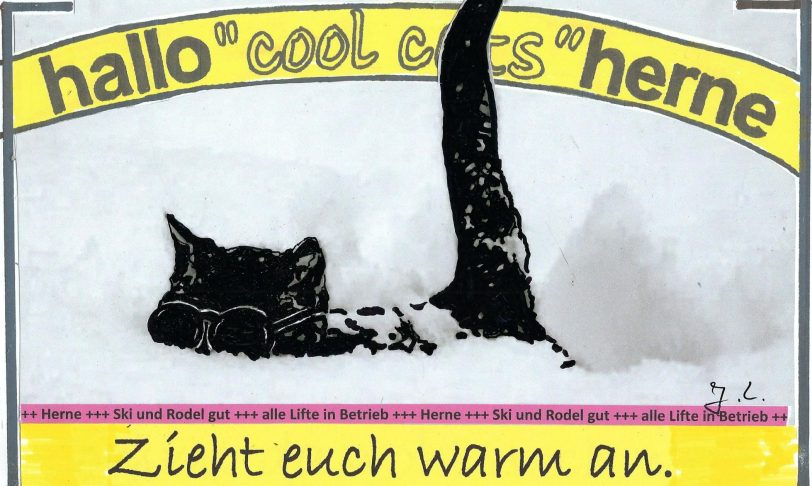 Die cool cats mahnen zieht euch warm an.
