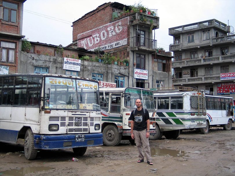 Dr. Christoph Blaschke in Nepal.
