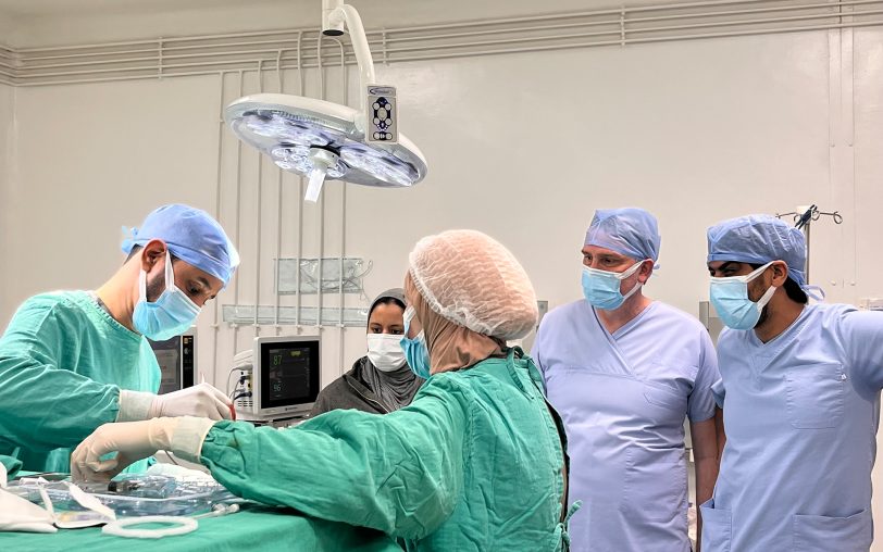 Prof. Dr. Chris Braumann bei seinem Besuch in einer marokkanischen Klinik.