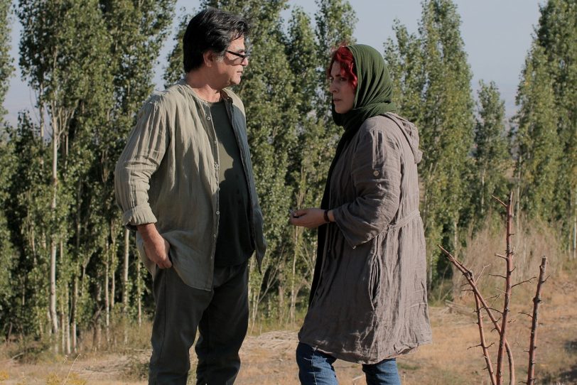 Drei Gesichter: Jafar Panahi und Behnaz Jafari.
