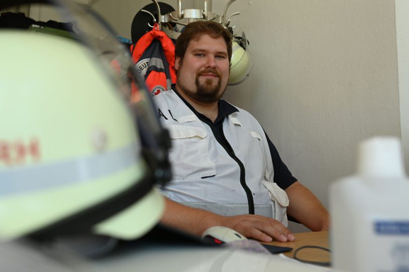 Benedikt Harting ist einer der Führungskräfte während der Cranger Kirmes.