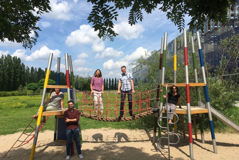 Projektgruppe Kinderfreundliche Stadt, v.l.: Sarah Gentilini, Armin Kurpanik, Claudia Lemke, Hartmut Laskowski und Nuray Sülü.