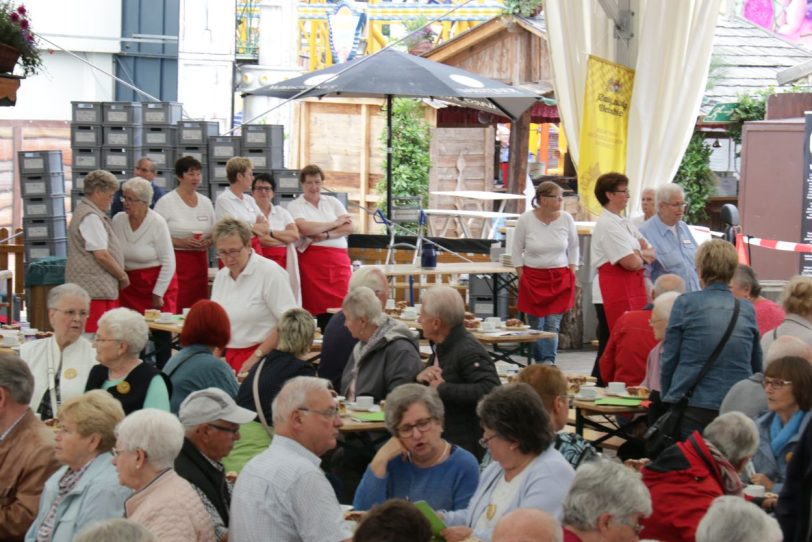 Senioren-Nachmittag auf Crange am 10. August 2017.