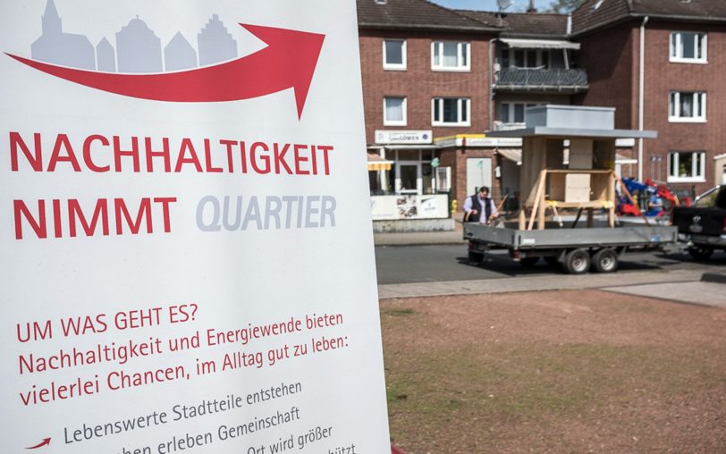 Aktion des Projekts Nachhaltigkeit nimmt Quartier.